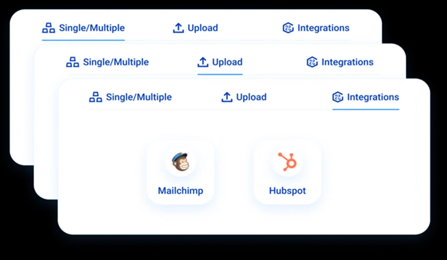 Graphical representation of email validation process