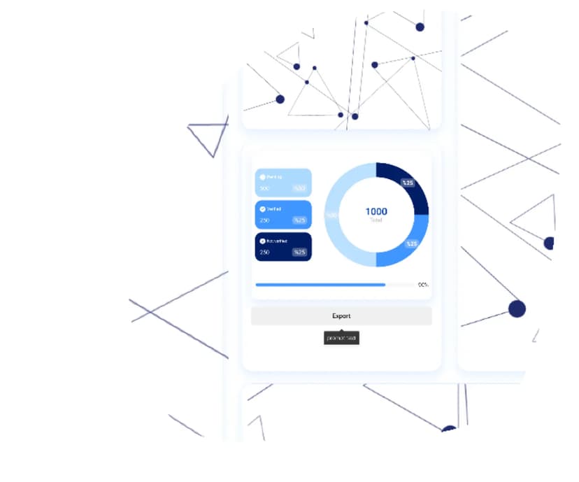 Rapid Email Check's email validation breakdown with a pie chart of valid, invalid, and catch-all emails